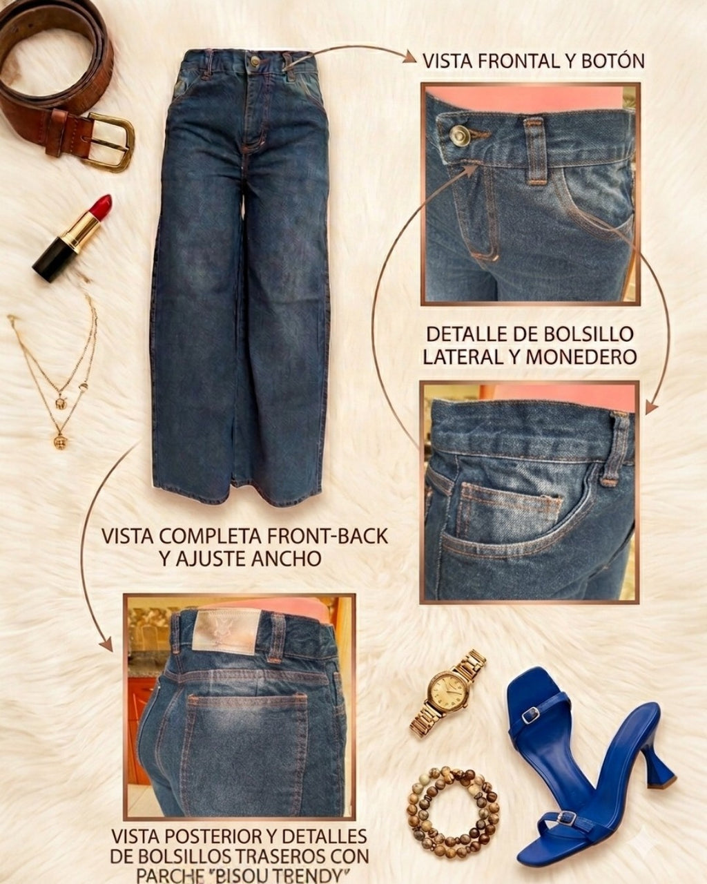 Pantalón baggy oxidado
