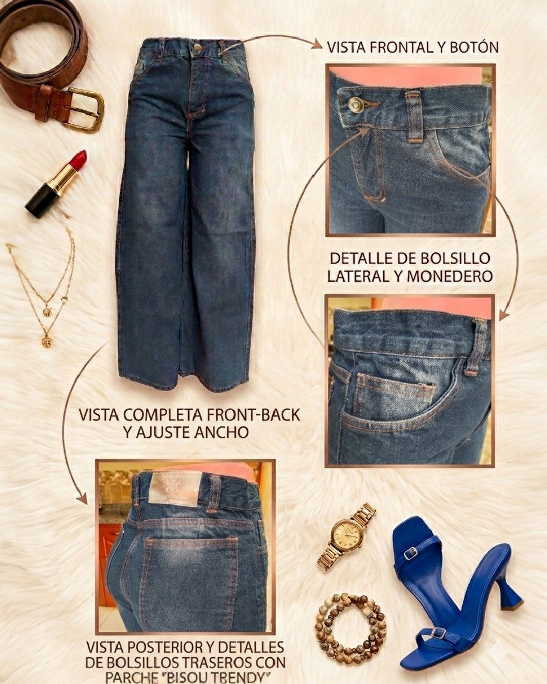 Pantalón baggy oxidado