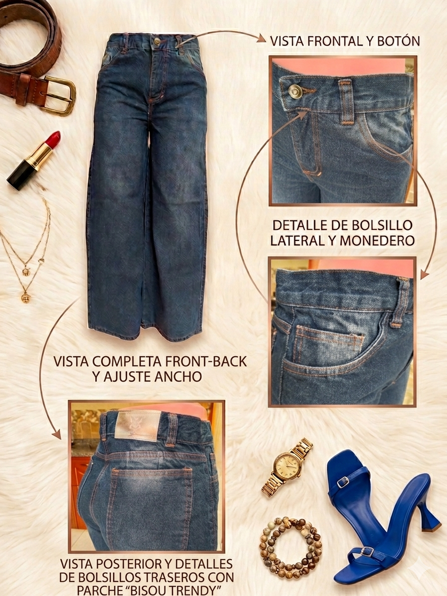 Pantalón baggy oxidado