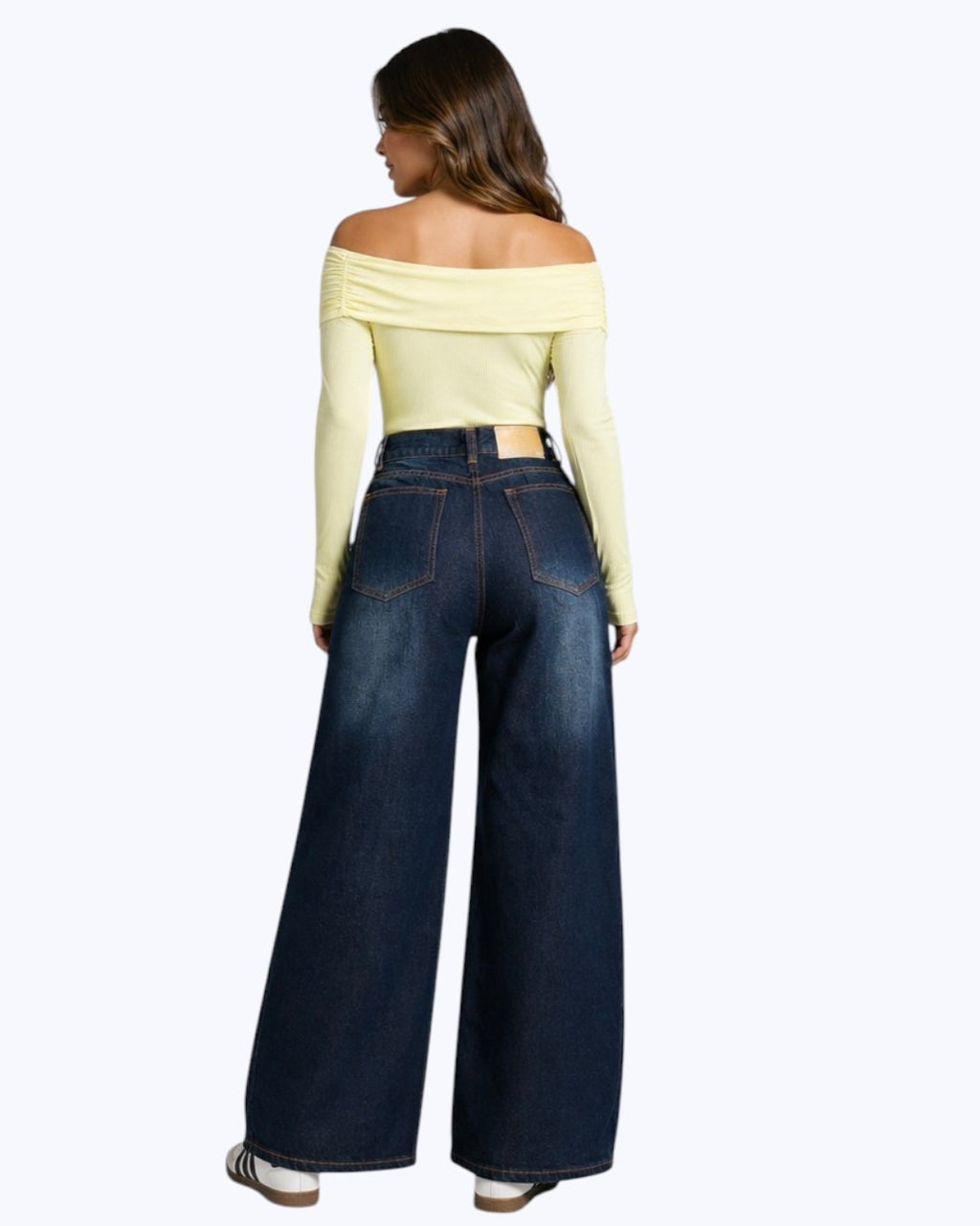 Pantalón Baggy - Denim Azul Oscuro