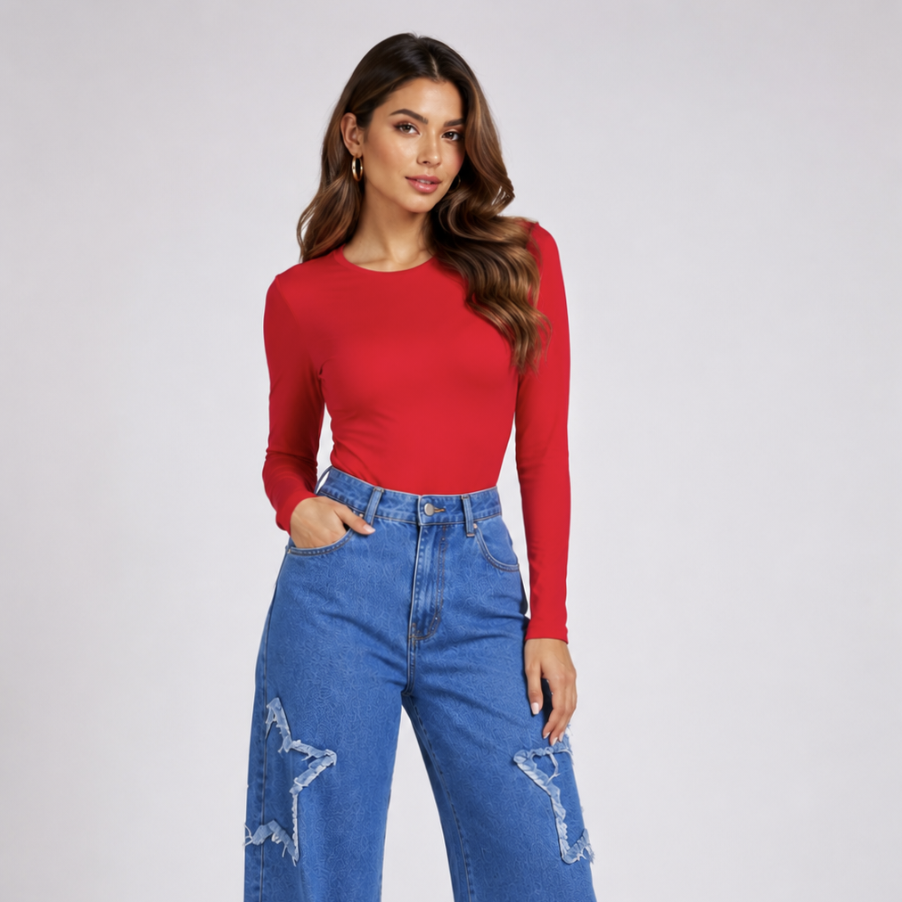 Body Manga Larga Essential Fit ✨