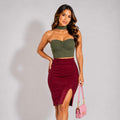 Top Strapless Choker Elegance