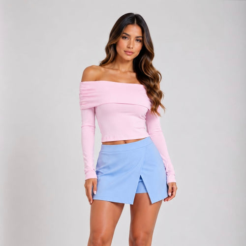 Blusa Off-Shoulder – Elegancia y Versatilidad