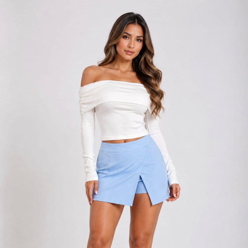 Blusa Off-Shoulder – Elegancia y Versatilidad