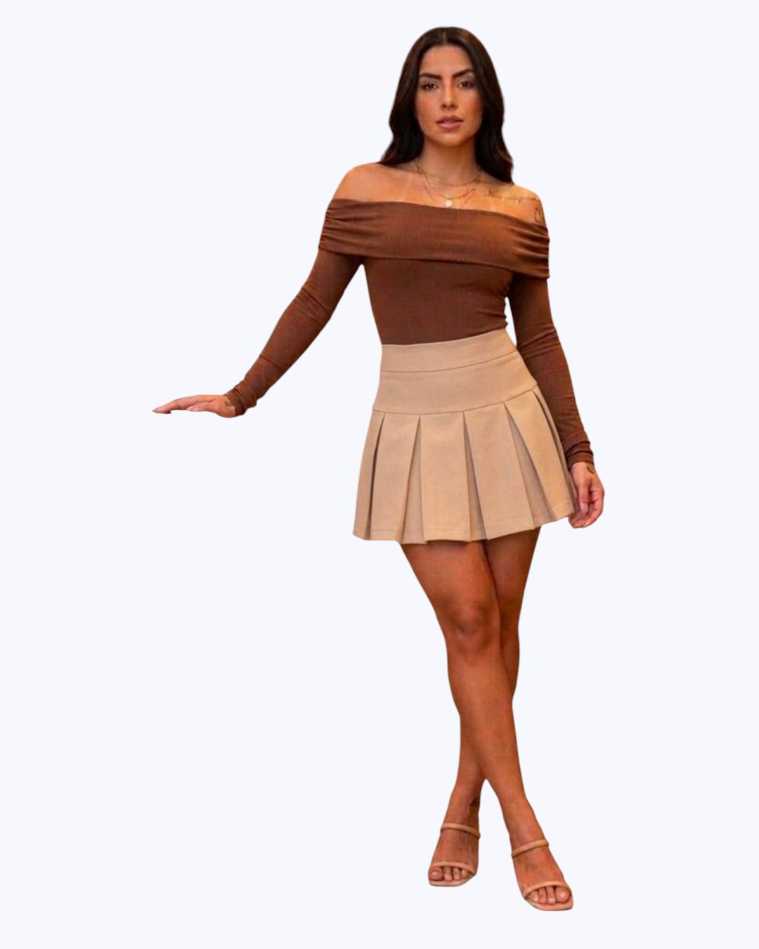 Mini Falda de Tablones Preppy 7 colores