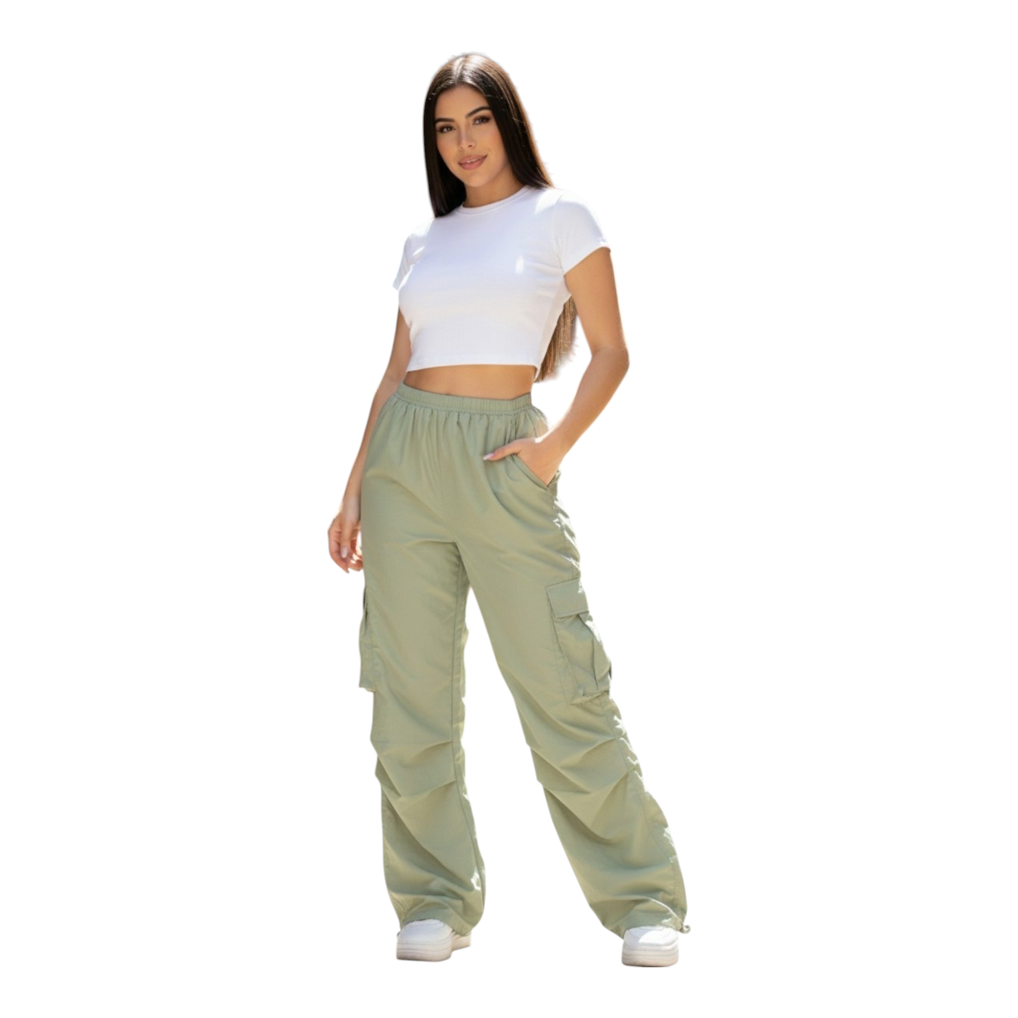 Pantalón "Balloon Cargo" – Silueta Globo de Tendencia Urbana